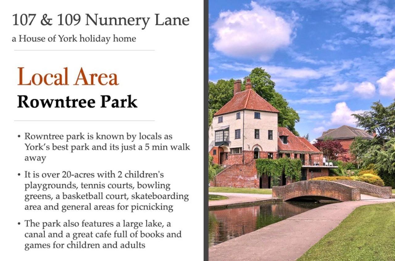 Villa 107&109 Nunnery Lane York Exterior foto