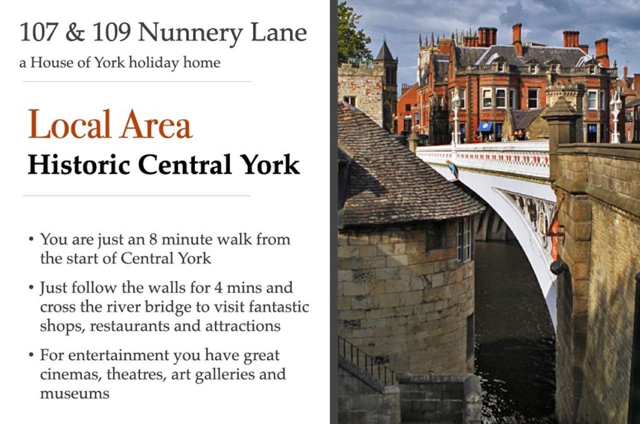 Villa 107&109 Nunnery Lane York Exterior foto